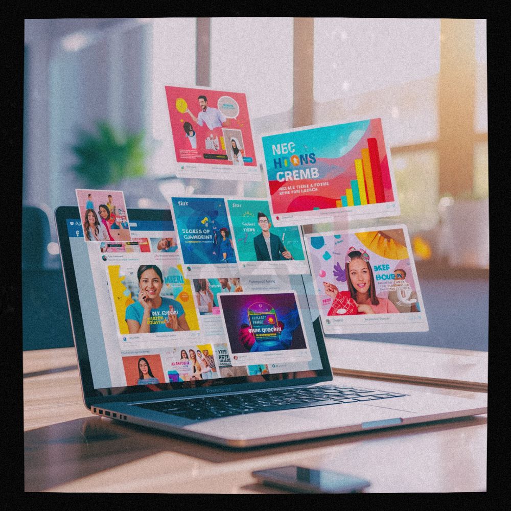 Image of different types of Facebook Ads